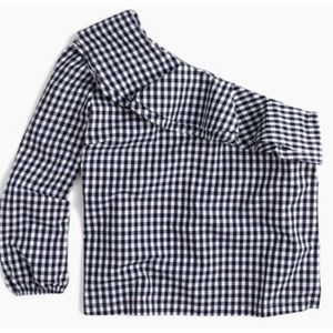 💙 J.Crew One Shoulder Top